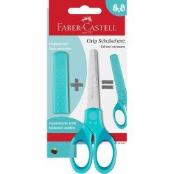 Faber-Castell 181554 stationery/craft scissors Universal Straight cut Turquoise