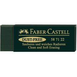 FABER-CASTELL Gomme en plastique DUST-FREE, vert