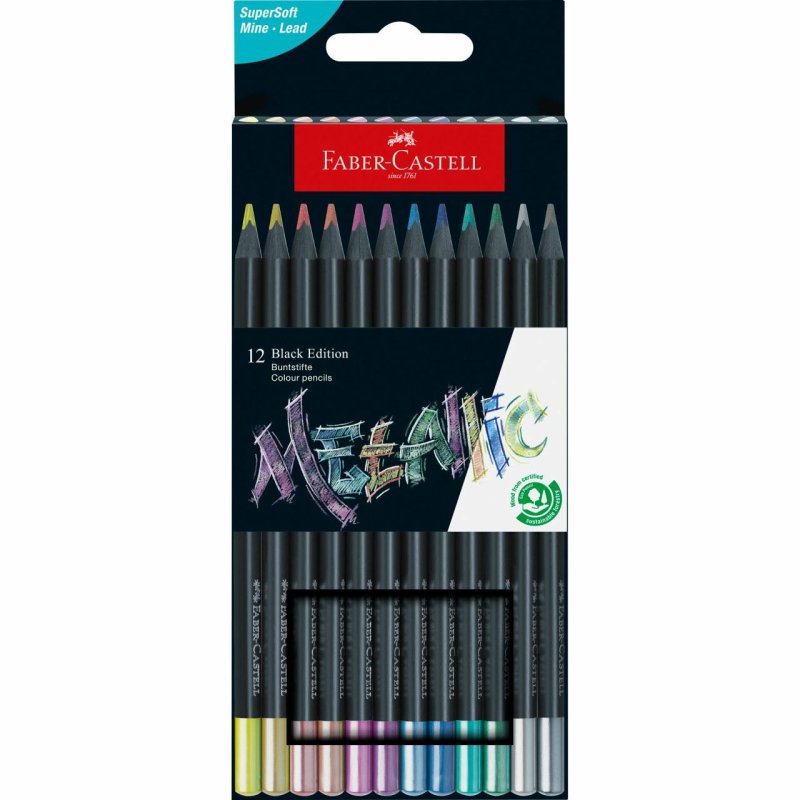 Faber-Castell 116415 colour pencil Assorted colours 12 pc(s)