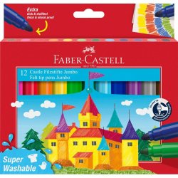 Faber-Castell Jumbo stylo-feutre Multicolore 12 pièce(s)