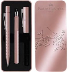 FABER-CASTELL Set d'écriture GRIP 2011, rose