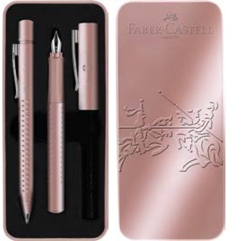 FABER-CASTELL Set d'écriture GRIP 2011, rose