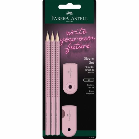 Faber-Castell 217084 crayon graphite B 3 pièce(s)