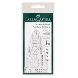 FABER-CASTELL Parabole, transparent, plastique