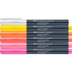 FABER-CASTELL Creative Marker, étui de 6 "Summer breeze"