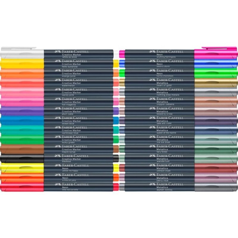 Faber-Castell Creative Marker marqueur 30 pièce(s) Pointe ogive Multicolore