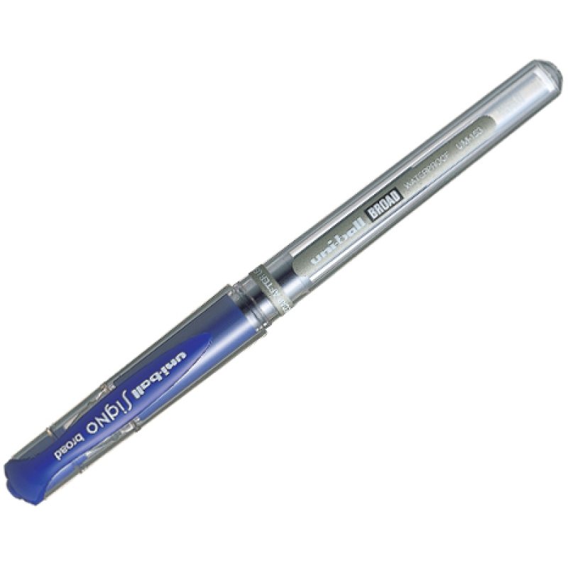 uni-ball Stylo roller encre gel SIGNO broad UM153C, bleu