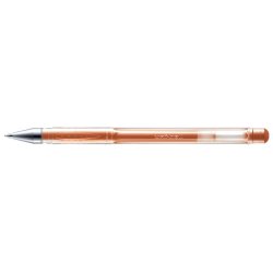 uni-ball Stylo roller encre gel SIGNO Métal UM120NM, bronze