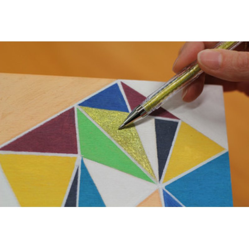 uni-ball Stylo roller encre gel SIGNO Métal UM120NM, or