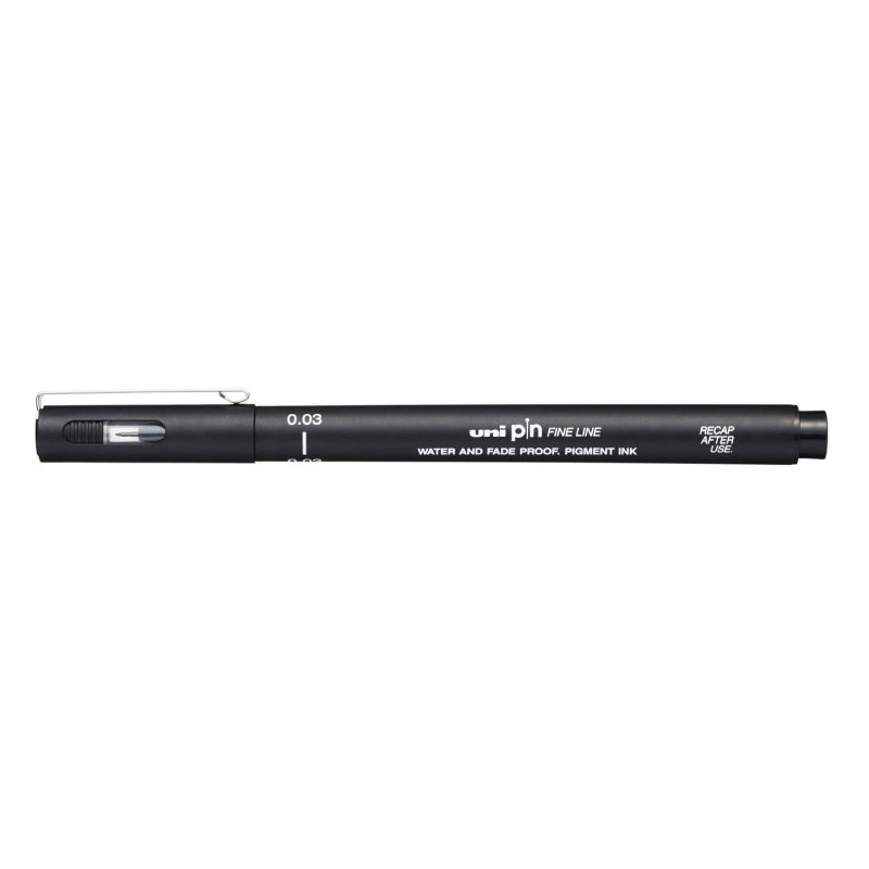 Uni-Ball Pin 03 fineliner Black 1 pc(s)