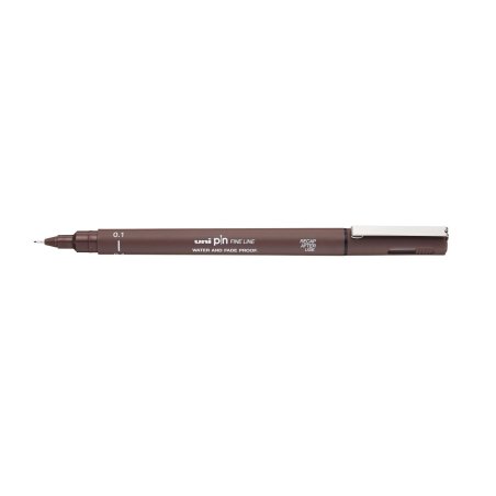 Uni-Ball Pin 01 stylo fin Marron 1 pièce(s)