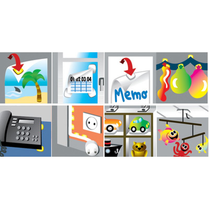 UHU Pâtes adhésives patafix "MINECRAFT", jaune