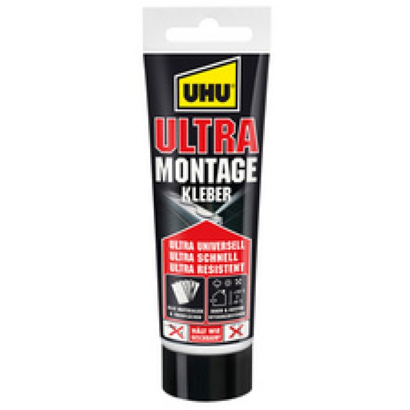 UHU Colle de montage Ultra, sans solvants, tube de 75 g
