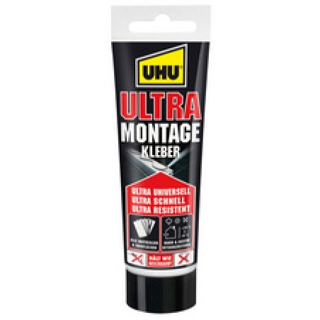 UHU Colle de montage Ultra, sans solvants, tube de 75 g