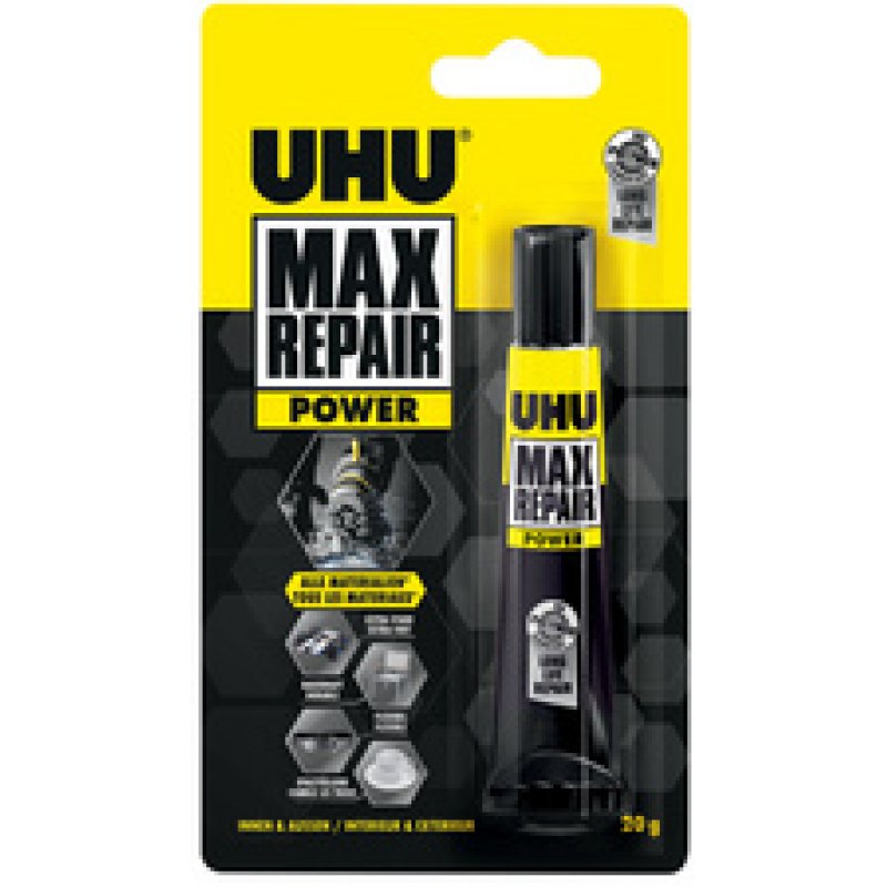 UHU Colle universelle MAX REPAIR POWER, 8 g tube