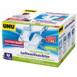 UHU Recharge LAVANDE pour absorbeur d'humidité, 2 x 450 g