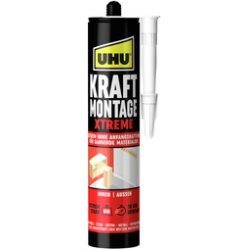 UHU Colle de montage KRAFT XTREME, cartouche de 370 g