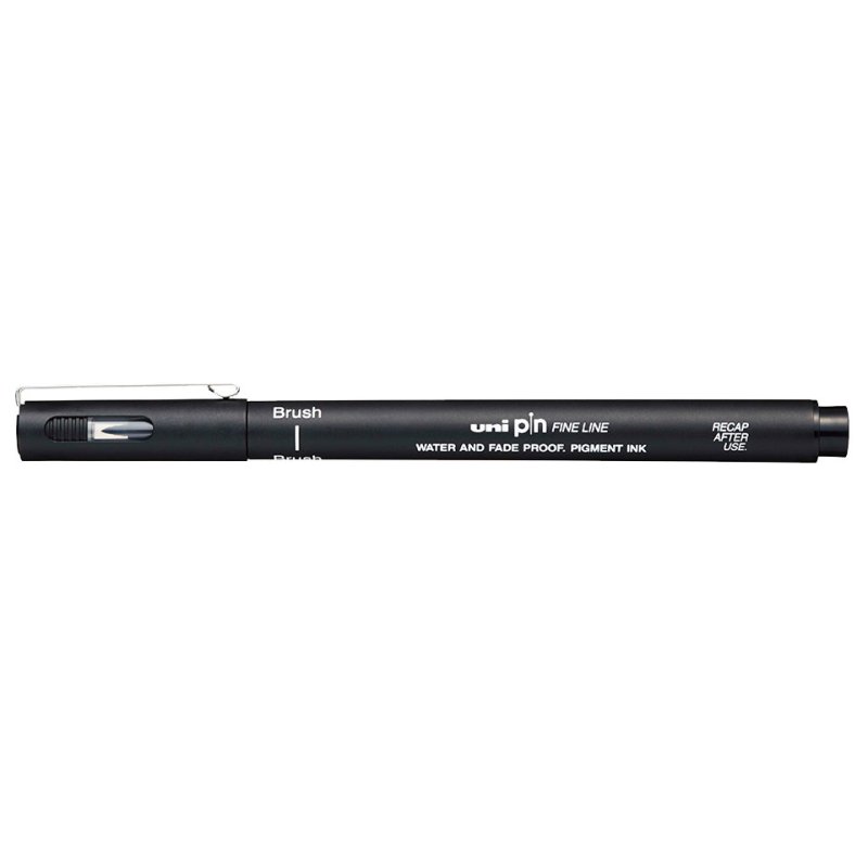 Uni-Ball Pin Brush stylo fin Noir 1 pièce(s)