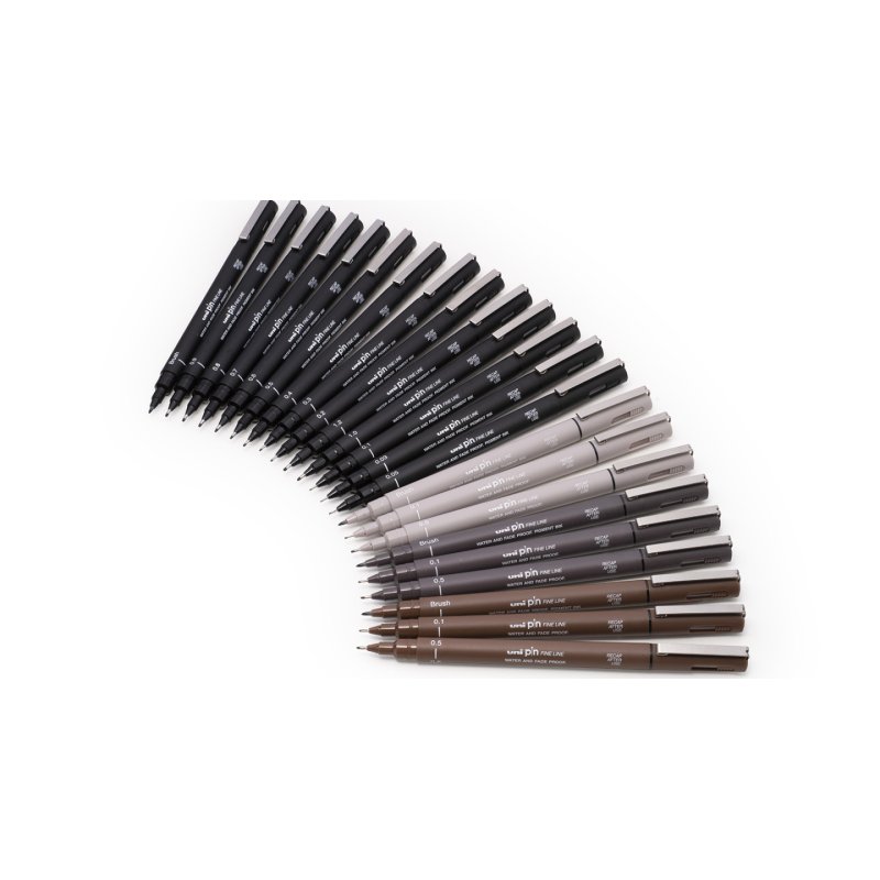 Uni-Ball Pin 1.0 fineliner Black 1 pc(s)