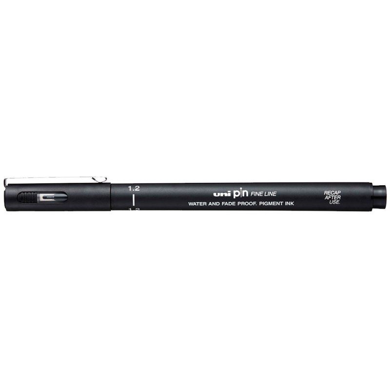Uni-Ball Pin 1.2 fineliner Black 1 pc(s)