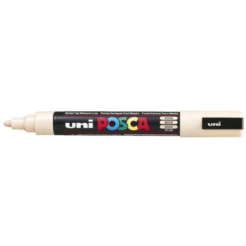 POSCA uni PC-5M marker 1 pc(s) Bullet tip Beige