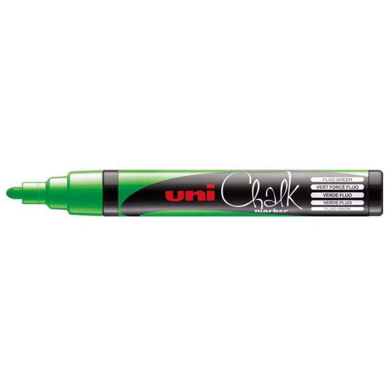 uni-ball Marqueur craie Chalk marker PWE5M, vert métallique