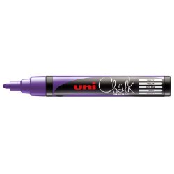 uni-ball Marqueur craie Chalk marker PWE5M violet métallique
