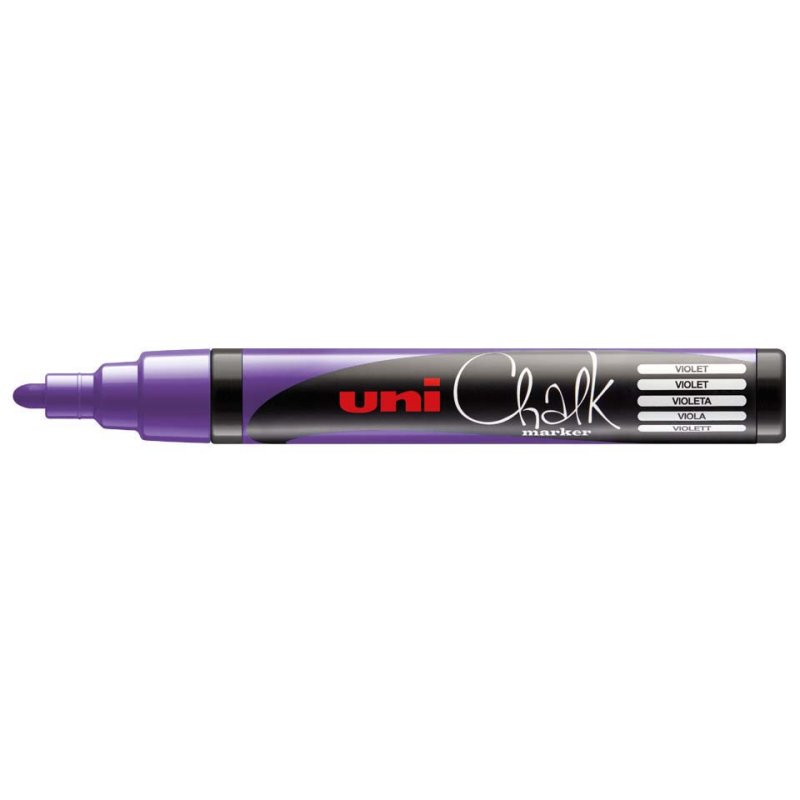 Uni-Ball ChalkGlass PWE-5M chalk marker Chisel Violet 1 pc(s)