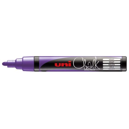 uni-ball Marqueur craie Chalk marker PWE5M violet métallique