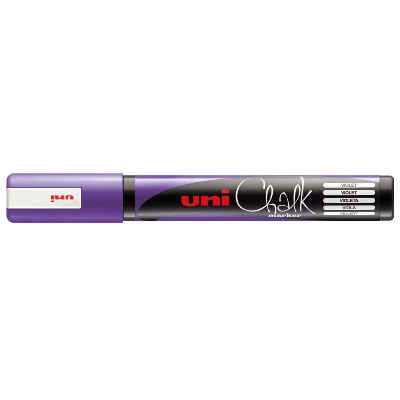 Uni-Ball ChalkGlass PWE-5M chalk marker Chisel Violet 1 pc(s)