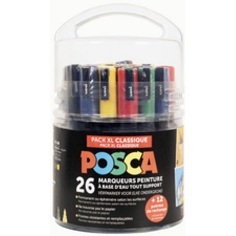 POSCA Marqueur à pigment "Pack Educréatif Classique", set