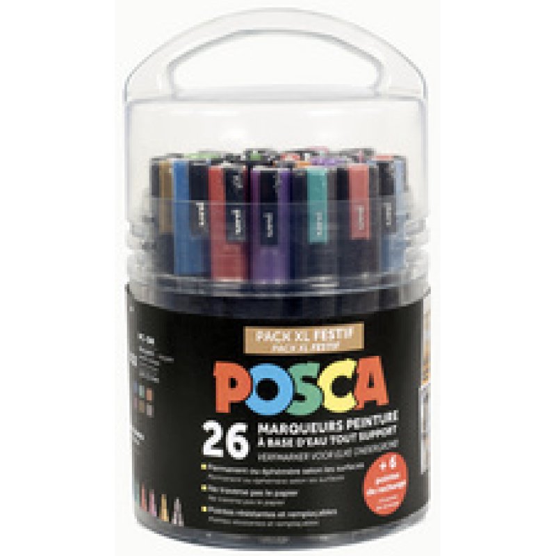 POSCA Marqueur à pigment "Pack Educréatif Classique", set