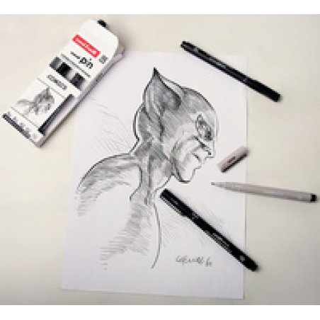 uni-ball Feutre technique PIN "Manga Shojo" PF, set de 5