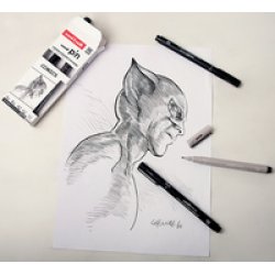 uni-ball Feutre technique PIN "Comics" PF, set de 5