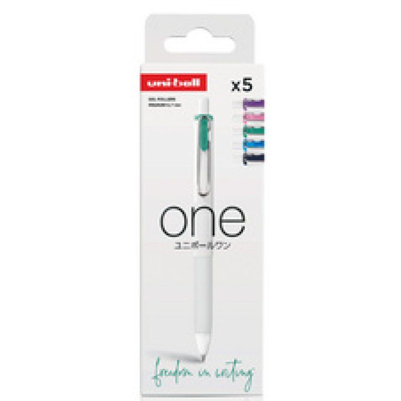 uni-ball Stylo roller encre gel one UMNS/07, set "Electrique