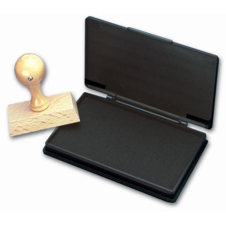 Kores tampon encreur "STAMPO", (L)110 x (P)70 mm, noir