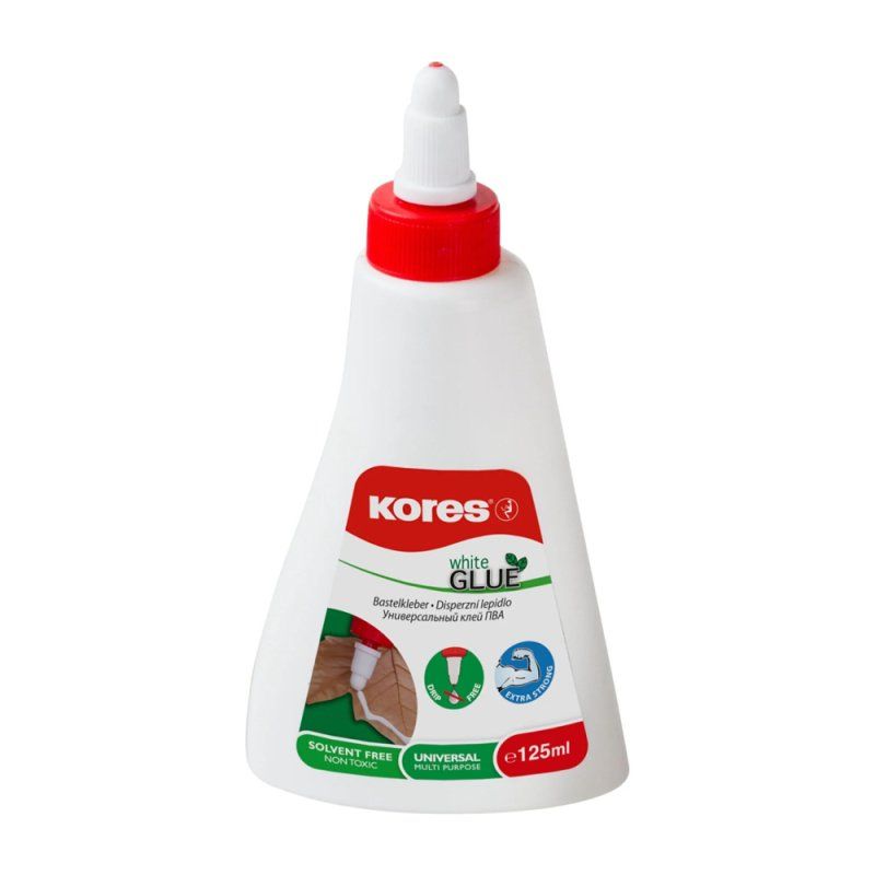 Kores 75825 arts/crafts adhesive Styrofoam, Felt, Plywood, Cardboard, Cork, Fabric, Foam, Leather, Paper, Wood