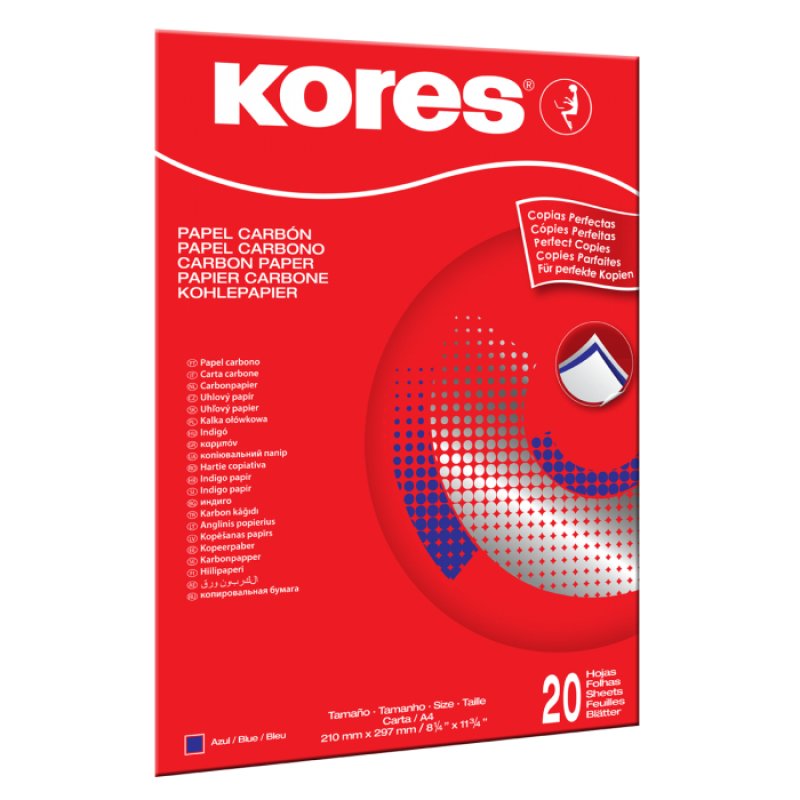 Kores 78478 papier carbone 100 feuilles A4
