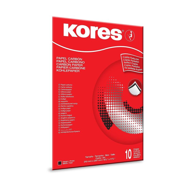 Kores 78966 papier carbone 10 feuilles A4