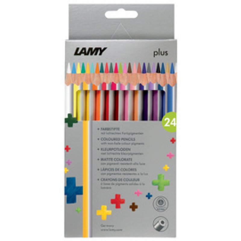 LAMY Crayon de couleur triangulaire plus, étui carton de 6