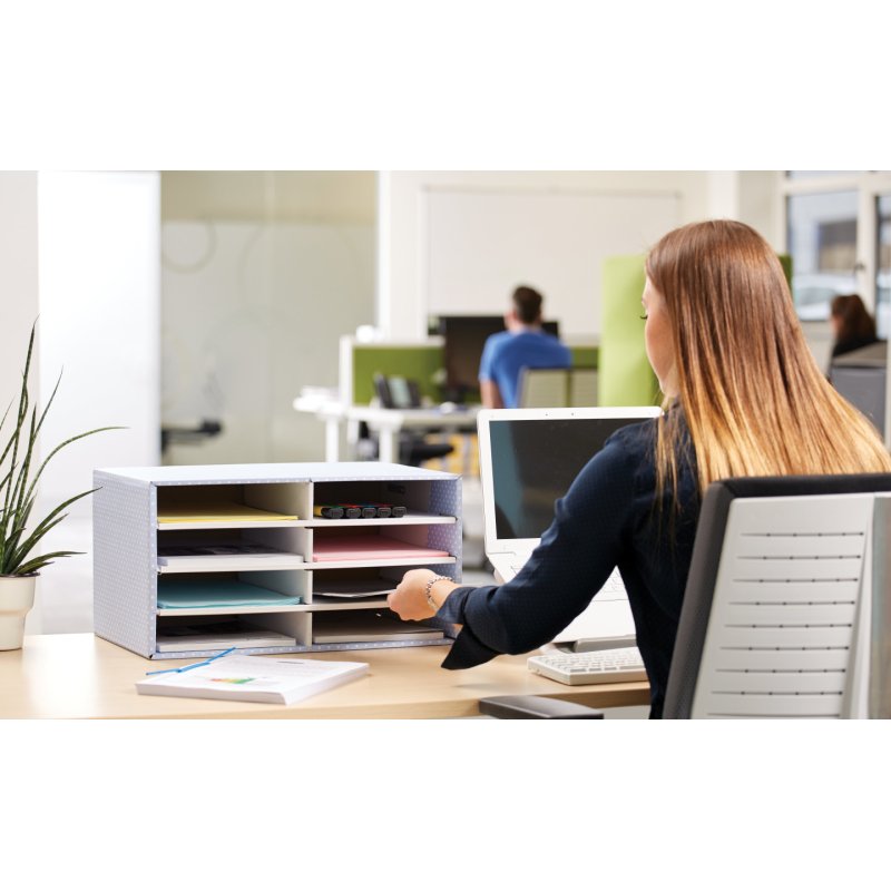 Fellowes BANKERS BOX STYLE trieur de bureau, bleu/blanc