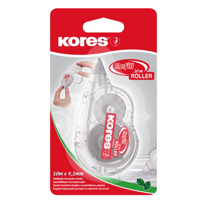 Kores 84424 film/bande correcteur 10 m Transparent 1 pièce(s)