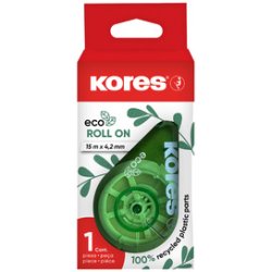 Kores Roller correcteur jetable "RollOn ECO", 4,2 mm x 15 m