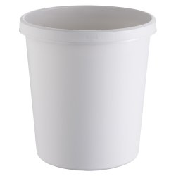 Helit H6105882 poubelle 18 L Rond Plastique Gris