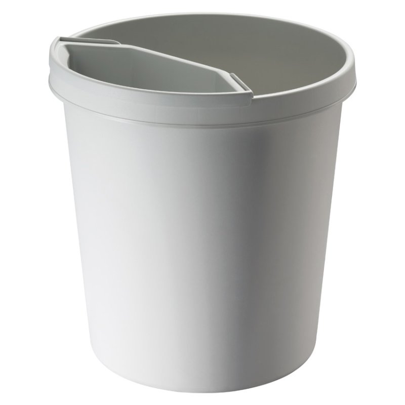 Helit H6105882 trash can 18 L Round Plastic Grey