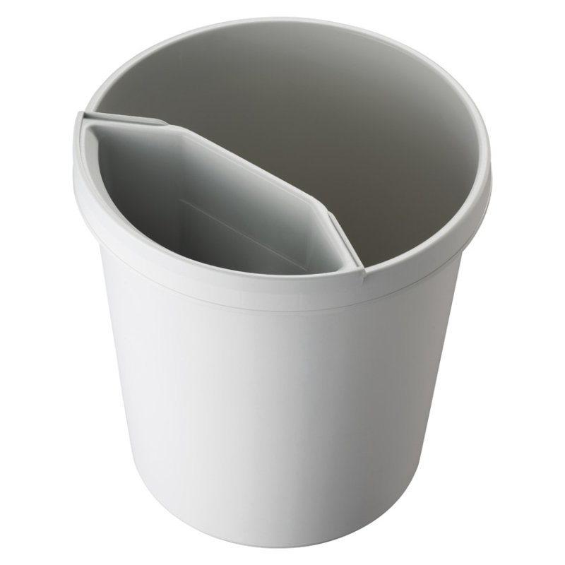 Helit H6105882 trash can 18 L Round Plastic Grey