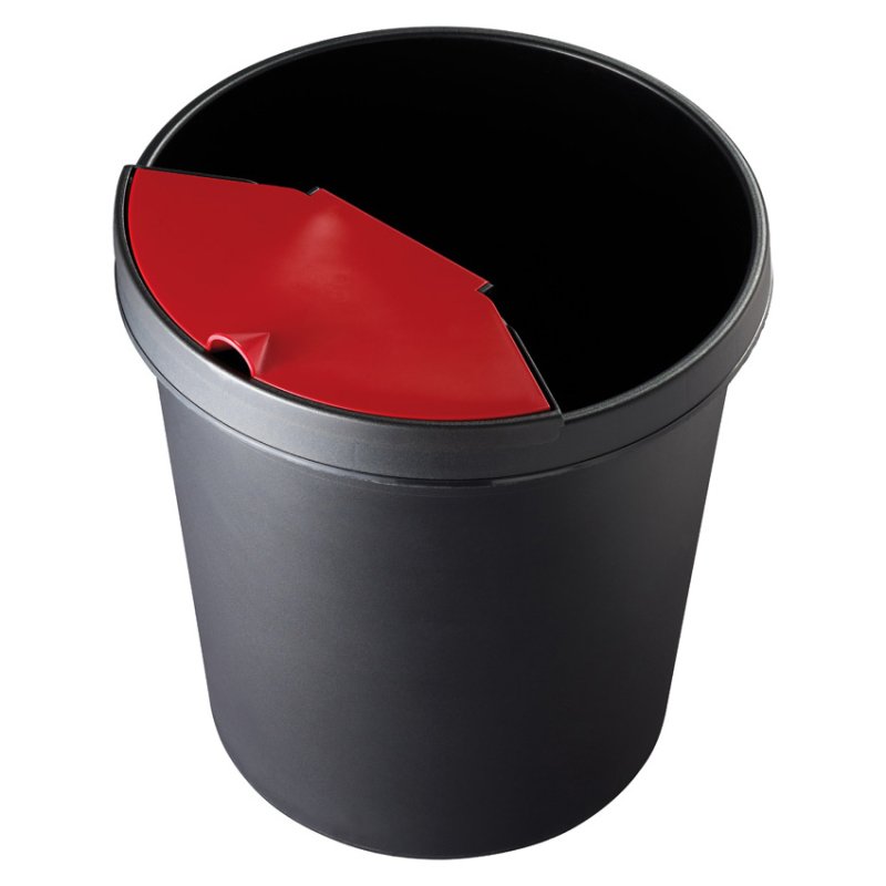 Helit H61058 poubelle Plastique Noir