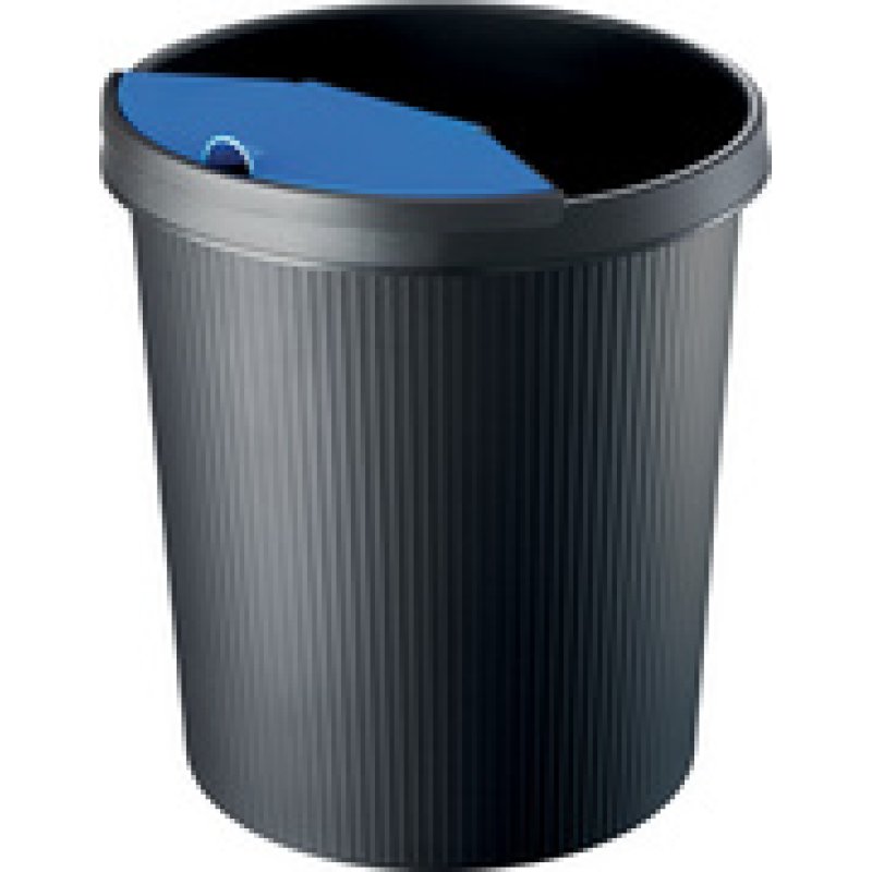 helit Corbeille à papier "the german line", 18 litres, bleu