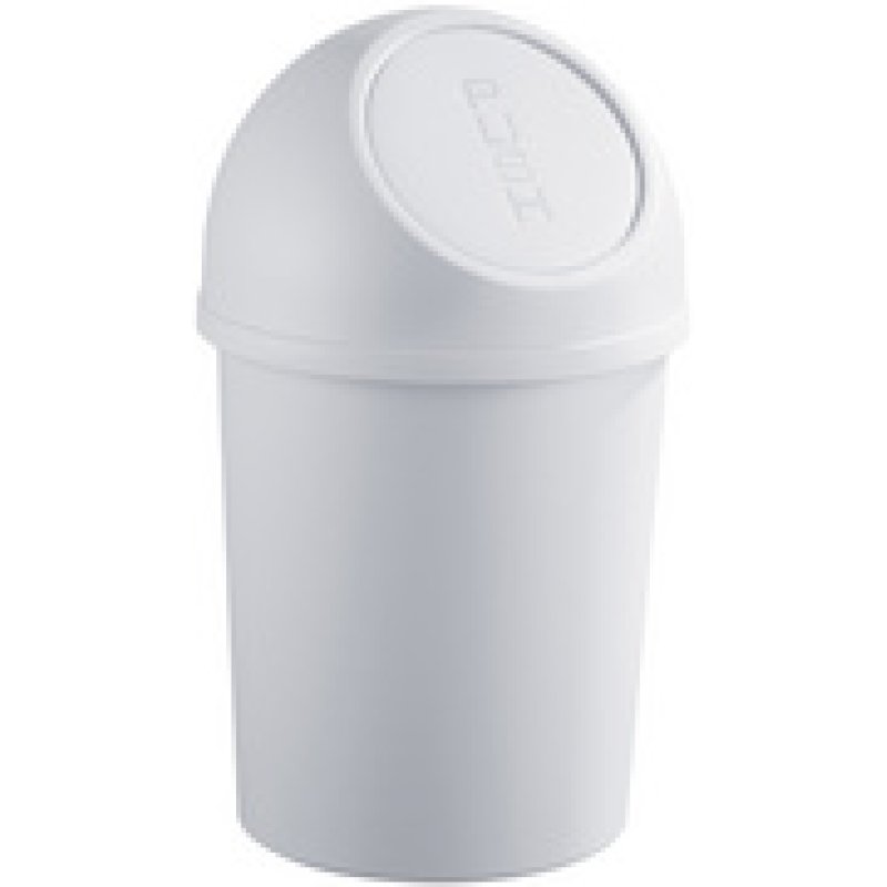 helit Poubelle "the flip", 6 litres, noir