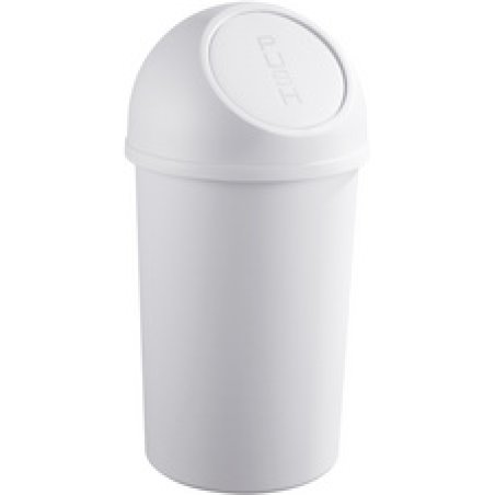 helit Poubelle "the flip", 25 litres, gris lumière